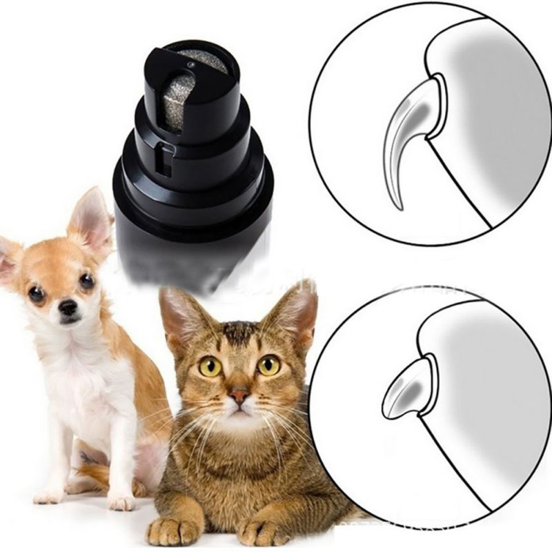 Rechargeable Nails Dog Cat Care Grooming USB Electric Pet Dog Nail Grinder Trimmer Clipper Pets Paws Nail Cutter & Replaceable Diamond Bit