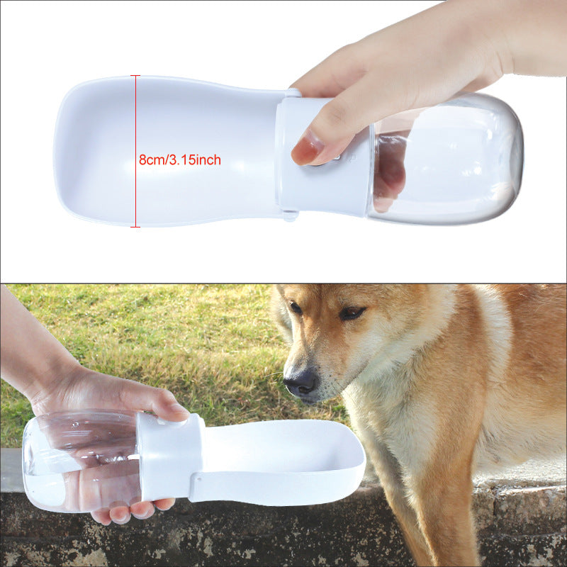 300ML Dog Out Drinking Water Bottle With Filter Element Pet Accompanying Cup Portable Pet Folding Water Cup