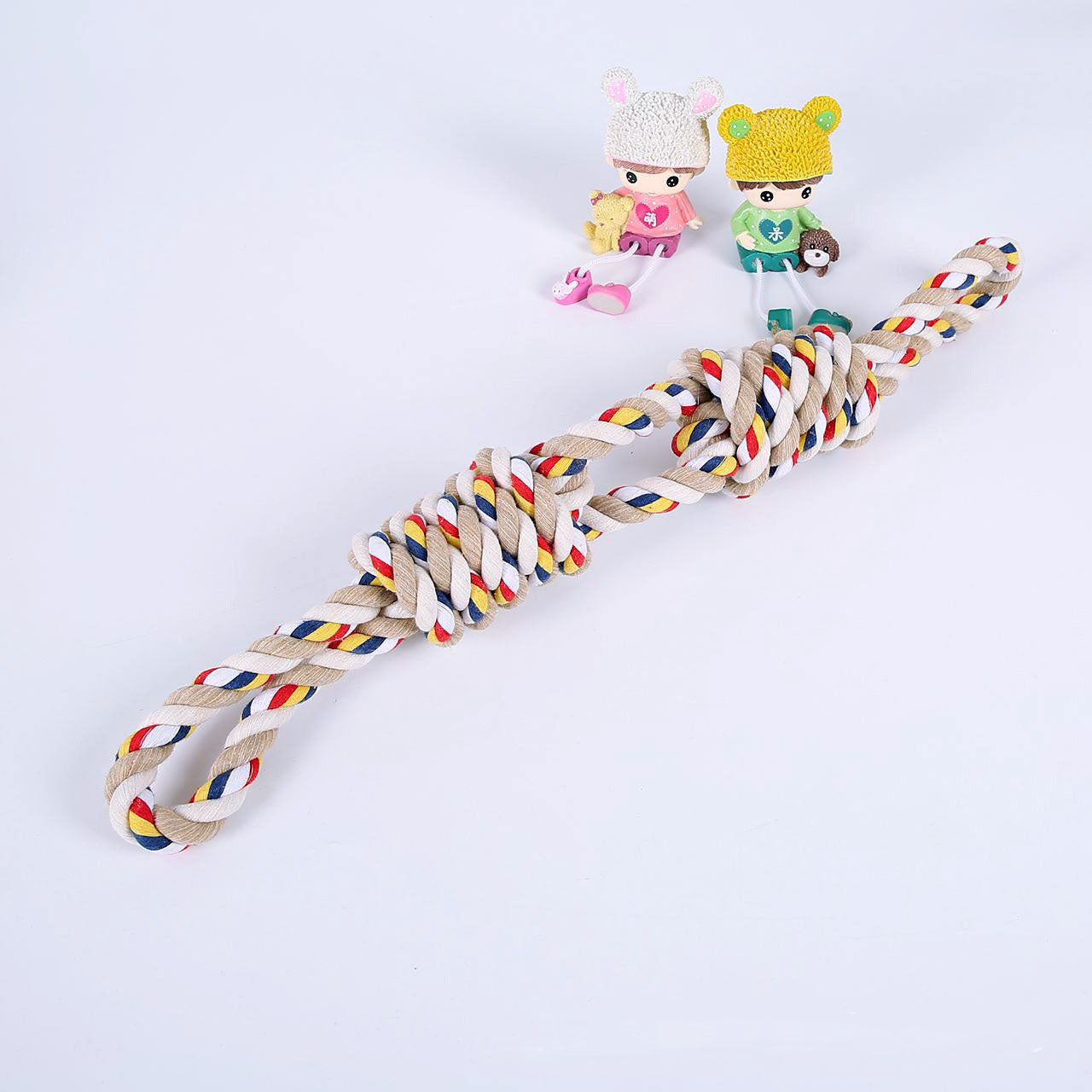 Pet Toys Teeth Grinding Dog Toys Bite Resistant Rope Large Dog Rope Knot Toys