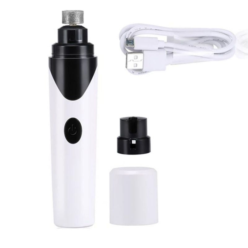 Rechargeable Nails Dog Cat Care Grooming USB Electric Pet Dog Nail Grinder Trimmer Clipper Pets Paws Nail Cutter & Replaceable Diamond Bit